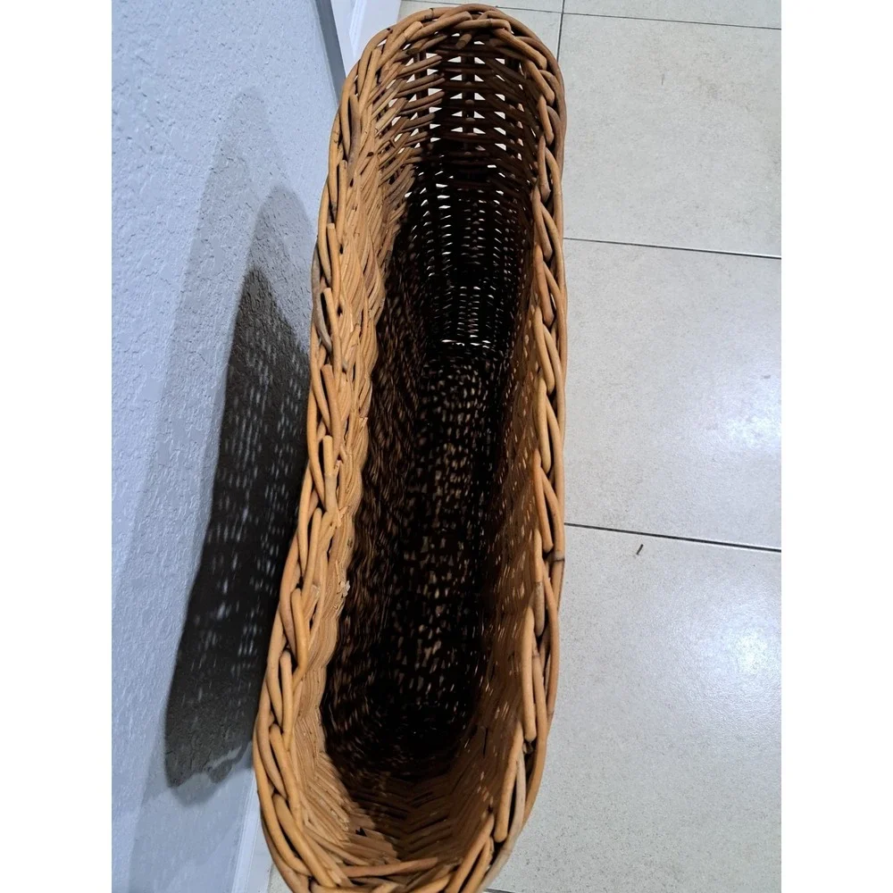 Rare WW2 German Army Wicker Artillery Basket‎ Ammo Shell Carrier Holds 4 Shells